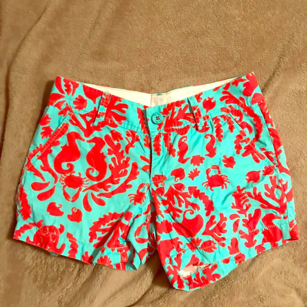 Lilly Pulitzer Callahan shorts size 0